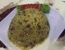 Жареный рис с говядиной